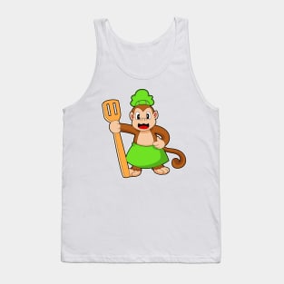 Monkey Cook Spatula Tank Top